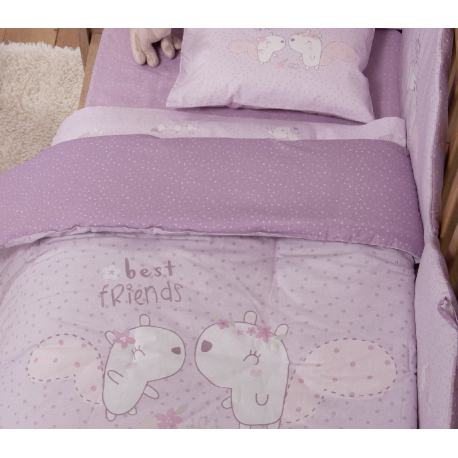 Πάπλωμα κούνιας Nef-Nef Homeware Best Friends 110x140 cm