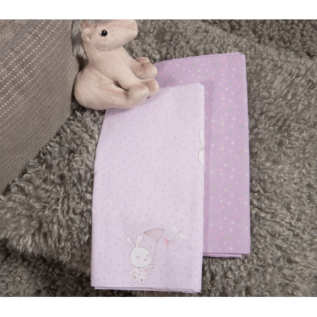 Σεντόνια λίκνου 2τμχ Nef-Nef Homeware Best Friends