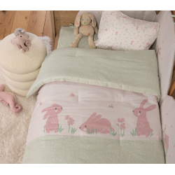 Πάπλωμα κούνιας Nef-Nef Homeware Country Bunny 110x140 cm