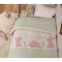 Πάπλωμα κούνιας Nef-Nef Homeware Country Bunny 110x140 cm