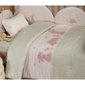 Πάπλωμα κούνιας Nef-Nef Homeware Country Bunny 110x140 cm