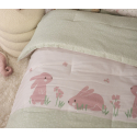 Πάπλωμα κούνιας Nef-Nef Homeware Country Bunny 110x140 cm