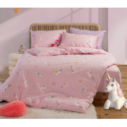 Σετ παπλωματοθήκη μονή Nef-Nef Homeware Unicorns Style