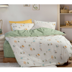 Σετ παπλωματοθήκη μονή Nef-Nef Homeware Woodland Party