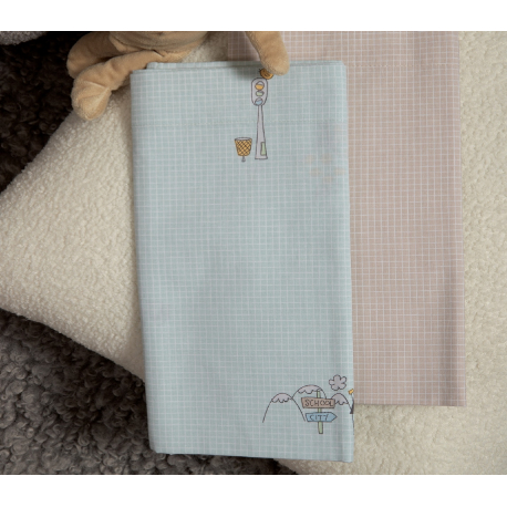 Σεντόνια λίκνου 2τμχ Nef-Nef Homeware Life In The City