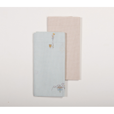 Σεντόνια λίκνου 2τμχ Nef-Nef Homeware Life In The City