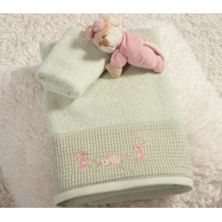 Βρεφικές πετσέτες 2τμχ Nef-Nef Homeware Country Bunny