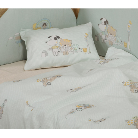 Σεντόνια κούνιας 3τμχ Nef-Nef Homeware Life In The City