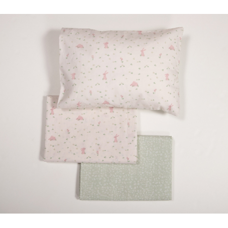 Σεντόνια κούνιας 3τμχ Nef-Nef Homeware Country Bunny