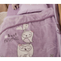 Κουβέρτα πολυέστερ αγκαλιάς Nef-Nef Homeware Best Friends 75x100 cm