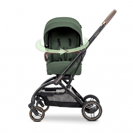 Καρότσι με κάθισμα περιστρεφόμενο 360° Lorelli® Premium Makaya Green