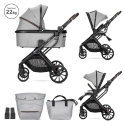 Καρότσι και port-bebe Lorelli® Premium Glory Grey