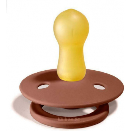 Πιπίλες Bibs® Colour Woodchuck/Blush Στρογγυλή No3, σετ των 2