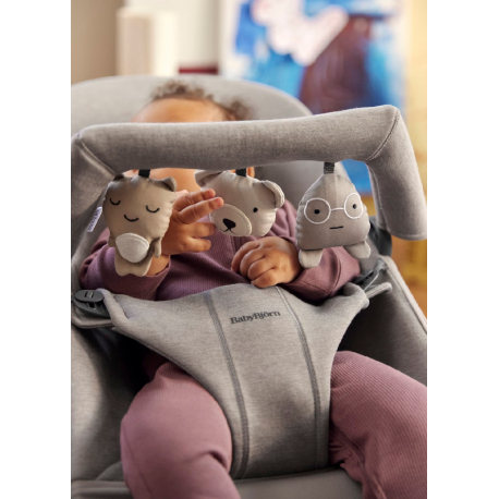 Ριλάξ Babybjorn Bliss 3D Jersey Sand Grey