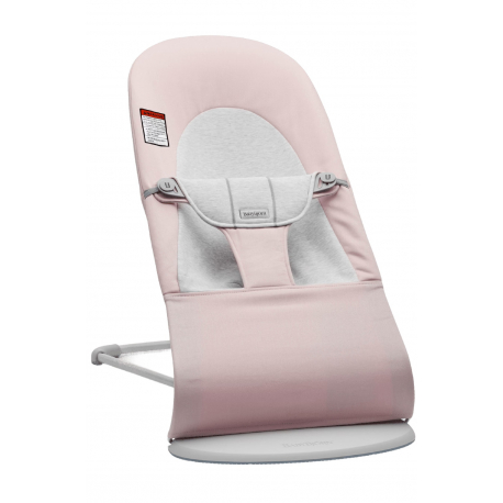 Ριλάξ Babybjorn Balance Soft Woven/Jersey Light Pink/Grey