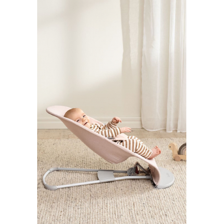 Ριλάξ Babybjorn Bliss Woven Melange Light Pink