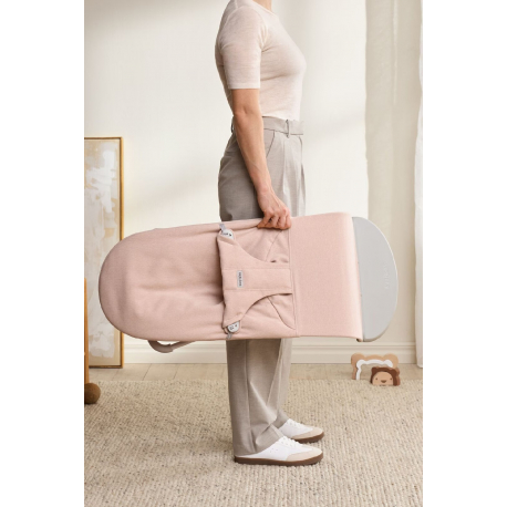 Ριλάξ Babybjorn Bliss Woven Melange Light Pink