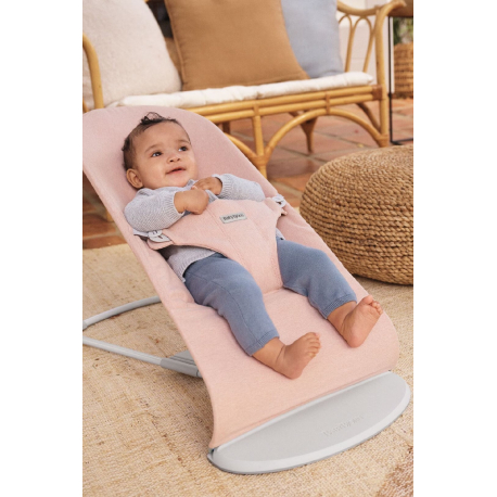 Ριλάξ Babybjorn Bliss Woven Melange Light Pink