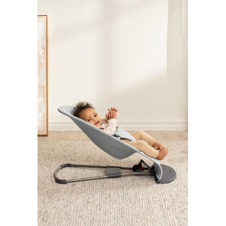 Ριλάξ Babybjorn Bliss Woven Melange Light Grey