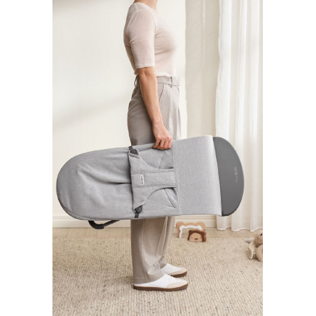 Ριλάξ Babybjorn Bliss Woven Melange Light Grey