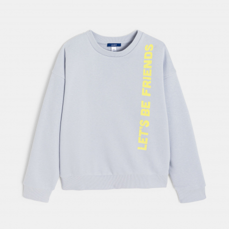 Okaidi Μπλούζα με μήνυμα γκρι για αγόρια