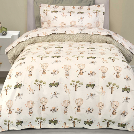 Σετ σεντόνια μονά Greenwich Polo Club® Junior Essential 8860