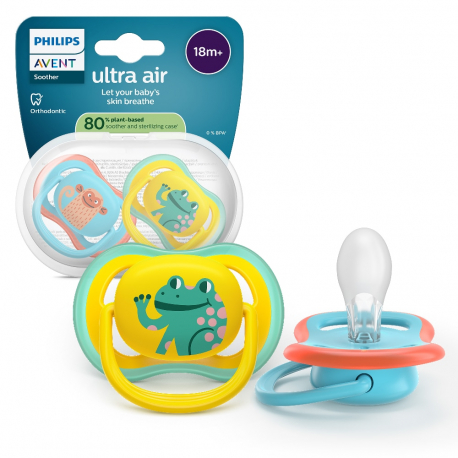 Σετ 2 πιπίλες Philips Avent Ultra Air 18m+ SCF349/58