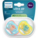 Σετ 2 πιπίλες Philips Avent Ultra Air 18m+ SCF349/58