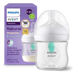 Μπιμπερό Philips Avent Natural Response 0m+ με βαλβίδα AirFree Vent SCY670/01
