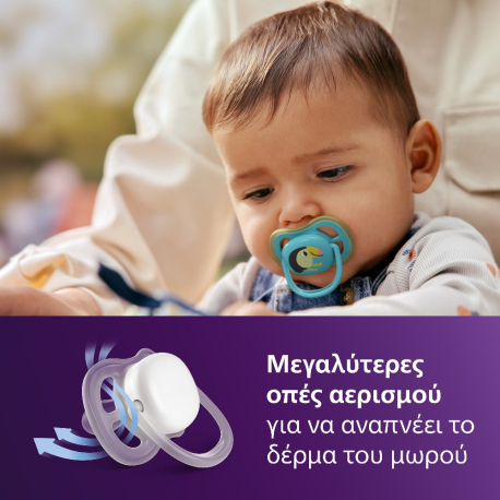 Σετ 2 πιπίλες Philips Avent Ultra Air 6-18m SCF087/11
