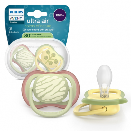 Σετ 2 πιπίλες Philips Avent Ultra Air 18m+ SCF349/51