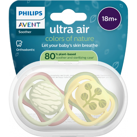 Σετ 2 πιπίλες Philips Avent Ultra Air 18m+ SCF349/51
