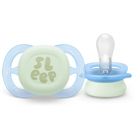 Σετ 2 πιπίλες νυκτός Philips Avent Ultra Start Nighttime 0-2m SCF075/18