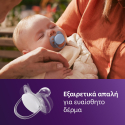Σετ 2 πιπίλες Philips Avent Ultra Soft 0-6m SCF091/37