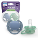 Σετ 2 πιπίλες Philips Avent Ultra Soft 6-18m SCF091/42