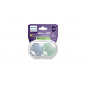 Σετ 2 πιπίλες Philips Avent Ultra Soft 6-18m SCF091/42
