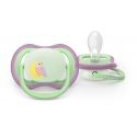 Σετ 2 πιπίλες νυκτός Philips Avent Ultra Air Nighttime 6-18m SCF376/29