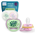 Σετ 2 πιπίλες Philips Avent Ultra Air 6-18m SCF087/13