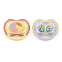 Σετ 2 πιπίλες Philips Avent Ultra Air 0-6m SCF087/04
