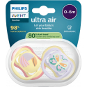 Σετ 2 πιπίλες Philips Avent Ultra Air 0-6m SCF087/04