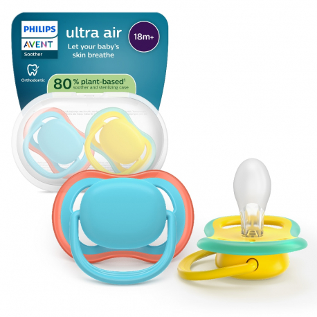 Σετ 2 πιπίλες Philips Avent Ultra Air 18m+ SCF349/57