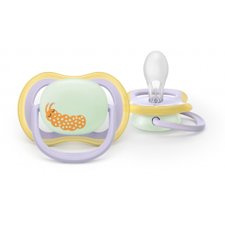 Σετ 2 πιπίλες νυκτός Philips Avent Ultra Air Nighttime 0-6m SCF376/25