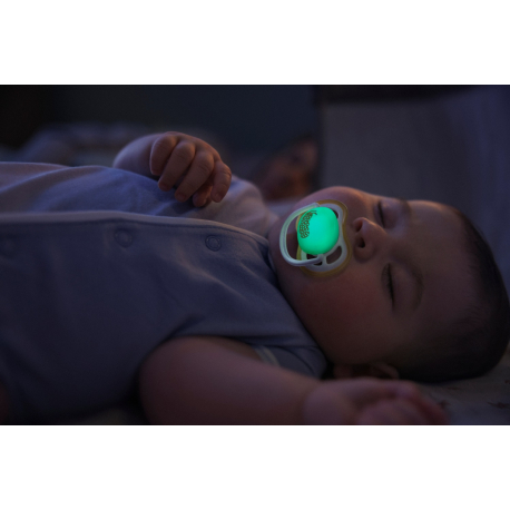 Σετ 2 πιπίλες νυκτός Philips Avent Ultra Air Nighttime 0-6m SCF376/25