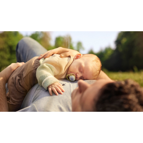 Σετ 2 πιπίλες νυκτός Philips Avent Ultra Air Nighttime 0-6m SCF376/25