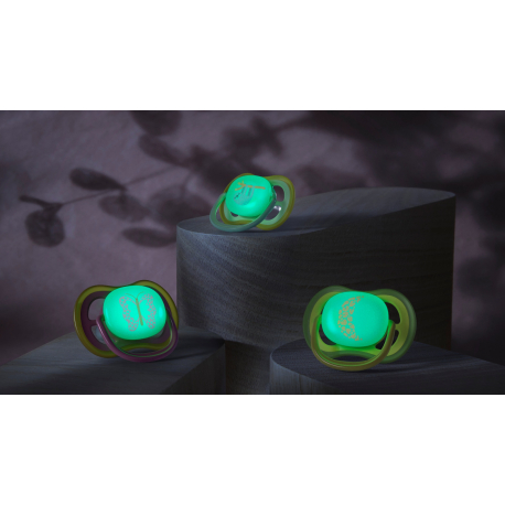 Σετ 2 πιπίλες νυκτός Philips Avent Ultra Air Nighttime 0-6m SCF376/24