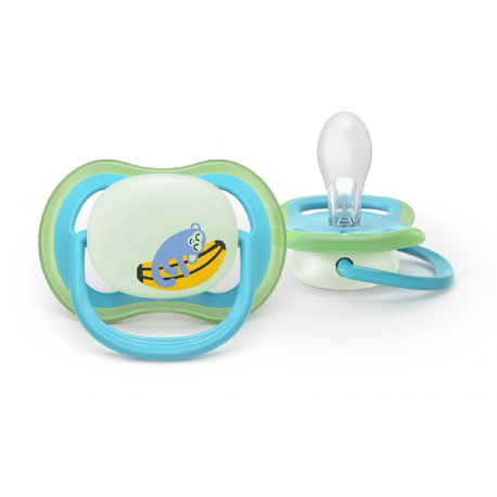 Σετ 2 πιπίλες νυκτός Philips Avent Ultra Air Nighttime 6-18m SCF376/28