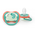 Σετ 2 πιπίλες νυκτός Philips Avent Ultra Air Nighttime 6-18m SCF376/28