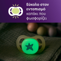 Σετ 2 πιπίλες νυκτός Philips Avent Ultra Start Nighttime 0-2m SCF075/17