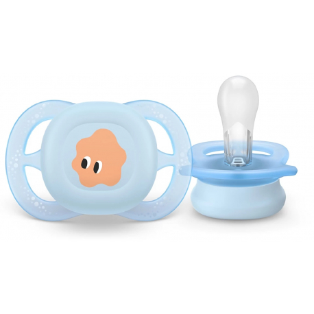 Σετ 2 πιπίλες Philips Avent Ultra Start 0-2m SCF075/14