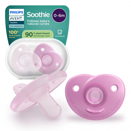 Σετ 2 πιπίλες Philips Avent Soothie 0-6M SCF099/27